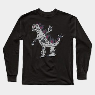 8 year old Jack: Mecha God Lizard Monster Long Sleeve T-Shirt